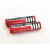 定制UltraFire 3000mAh 3.7V BRC 18650可充电 锂电池强光手电筒 U红无保护电池1对+双充