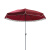 劳博士 LBS846 应急用大雨伞 遮阳摆摊沙滩伞广告伞 3.4米双层蓝(有伞套带底座)