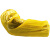 援邦 防水套袖 袖套防水耐油耐弱酸碱PVC软膜劳保防护家务清洁 黄色袖套 