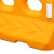 鼎红 定制塑料三孔水马注水围栏隔离墩施工道路安全防撞设施吹塑水马130*70cm黄色