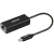 联想原装USB转RJ45网线接口 千兆网线转接头有线网卡转换器适用Mac笔记本电脑扩展 Type-c转千兆网口+USB3.0 X3(黑色