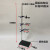 大号铁架台 加厚标准全套 高60厘米方座支架 化学实验室 教学仪器 微型铁架台全套(高30cm)