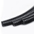 BOWERY PP阻燃波纹管塑料软管电线电缆保护套管穿线软管黑色螺纹管加厚防水尼龙线束管AD42.5 50米/卷  1卷