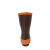 安全牌ZX040 40kv绝缘靴橙棕色半筒防水耐磨防滑橡胶材质1双39码