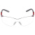 霍尼韦尔（Honeywell）护目镜S300系列防喷溅防风防尘防沙骑行眼镜男女 S300L 300300 红透