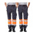 安大叔 C326 防护工作裤警示服荧光橙拼深灰色 XXXXL码 1件装