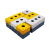 一佳（YIJIA) 按钮盒 按钮指示装置附件 电源按钮开关盒 接线防尘防水盒 防溅盒 黄灰色-2孔 YJX2-YG