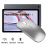 易科星 适用三星Galaxy Tab S7 FE/S8/S8+平板电脑包收纳包内胆包蓝牙鼠标蓝牙键盘 蓝牙双模无线鼠标-月光银 Tab S7 FE 12.4英寸