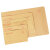 冰禹 黄色牛皮纸信封纸袋 发票袋信封各种可定制 增值税信封25cm*16cm(100个) BYK-43