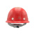 荣裕（Rongyu）建筑工地头盔电力工程防砸施工帽 抗冲击ABS塑料透气塑扣帽带安全帽 588（红）