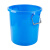 庄太太 【100L蓝色无盖】大号塑料桶 圆形收纳桶大容量水桶酒店厨房工业环卫物业垃圾桶