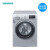 西门子（SIEMENS）9公斤洗烘一体机变频滚筒洗烘洗衣机热风除菌高温筒清洁防过敏程序银色 WN42A1X81W