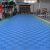 安赛瑞 疏水防滑垫 泳池卫生间PVC镂空拼接地垫 厚9mm 30cm×30cm 1片装 蓝色 27116