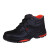 代尔塔 DELTAPLUS 301225 经济型S3橡胶大底安全鞋 皮心高帮皮鞋（黑色）40码