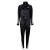 阿迪达斯（Adidas）女装运动套装黑色2023春夏新款开衫立领外套抽绳慢跑健 黑色 S