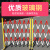 玻璃钢绝缘伸缩管式围栏电力安全施工围挡可移动护栏幼儿园隔离栏 1.2*9米 红白/黄黑管式（颜色可选）