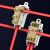 T型线夹大功率免断线分线器 导线分流器快速接头16平三通接线端子 ZK-1310电镀