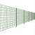 德威狮 双边丝护栏网铁丝网圈地隔离网防护网高速公路围栏养殖网片带一根预埋柱直板4毫米1.5米高3米宽一套