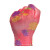 盛港（SHENGGANG）花PU涂层手套 十三针涤纶压花材质 轻型耐磨透气劳保手套 均码12副/包