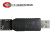 USB转I2C IIC SPI串口调试工具信号转换PWM功能AD采样开源代码 主机黑色+1.5米延长线