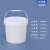 适用于加厚级塑料桶密封油漆涂料酱料化工空桶15/20升5kg25/10L公斤 8L白色-欧式桶 一次性密封盖
