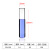 定制棱锐玻璃试管平口圆底试管直径12/13/15/18/20/25/30mm可加工 25*150 60ml(8支)