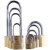 老式锁具铜锁通用安全门锁不锈钢挂锁家用防盗小铜锁中式 25mm短款通开款