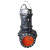 定制定制大功率污水泵WQ大口径4极6极抽水排水潜水泵耦合装置排污 200WQ350-10-18.5