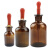 赫思迪格 玻璃滴瓶 实验室分装瓶 红胶头滴管试剂瓶  60ml白滴瓶 HHW-115