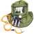 LISM定制供气式防毒面具面罩全面罩喷漆喷塑化工化学打磨防粉尘披肩防 A2+AFBM套件