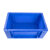 冰禹 BY-4021 加厚塑料周转箱物流箱 货架零件箱工具箱 600*400*200mm 蓝色