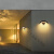 博雷奇户外壁灯别墅阳台过道走廊门口户外防水外墙感应壁灯黑色遥控 12W暖白光