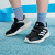 adidas TENSUAR魔术贴跑步鞋男小童儿童阿迪达斯官方轻运动GZ3434 黑色/灰色/白色 34(210mm)