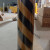 红白黄黑警示桩反光膜电线杆反光贴交通膜电力膜安全柱子 3黄3黑高度120cm长度5米