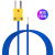 特安斯K型热电偶探头感温线1米2米5米电偶点温线温控线温度检测仪测温线 蓝色1米热电偶线