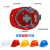 诺瑞斯安ABS工地安全帽V型透气头盔国标防砸劳保头盔施工监理定制logo印字 红色