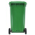 兰诗（LAUTEE）YY-240G 新国标大号分类环卫垃圾桶户外带盖垃圾桶 240L绿色-厨余垃圾