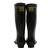 双安 工矿靴 BX002 长筒36cm 45码 带反光条 橡胶材质 矿用雨靴 防滑耐磨舒适