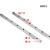 嘉迪气动 JDI HGH方块型 HGW法兰型 HGR导轨 直线导轨滑块线轨滑轨 HGR导轨 25-100MM/0.1米