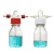 螺口洗缓冲GL45密封气瓶瓶耐腐厚玻璃耐压洗缓冲实验室安全瓶 (标准款)250ML红盖整套