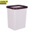 京洲实邦 中号方形颜色随机发货 简约手提垃圾桶卫生间厨房塑料垃圾桶办公室纸篓JZSB-1017