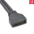 19P延长线主板F-USB3.0插针延长线19pin机箱前置USB3.0公对母延长 19pin延长线 USB3.0 0.3m