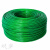 双岸 绿色涂塑钢丝绳 晾衣绳 大棚果园钢丝绳   4#/20kg一卷500/米 一卷价 