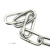 一  JGY8816  不锈钢长环链条 不锈钢铁链 金属链条  304不锈钢链 直径8mm长1米