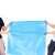 庄太太【100*120cm黑色50只】彩色加厚大号塑料袋绿蓝红黑色分类平口垃圾袋