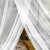 雅鹿家用蚊帐架1.5x2米三通不锈钢加粗加厚支架防摔蚊帐加密加柔面料 021款白色 1.8*2.0米床32MM不锈钢三通
