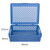得力（deli）923/929文件篮带盖子 公文篮 票据篮文件筐文件架 蓝色 办公用品 340*253* 88mm/923有盖蓝色