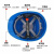 瑞恒柏电工电力安全帽 南方电网 施工 工地电力 国家电网安全帽 T型透气孔(无标黄色)