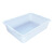 塑料冷冻盘物料工具长方形塑料盆海鲜生鲜冰盘白盆塑料盘白色收纳盒 白色（上外长宽高395*305*130mm）