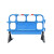 适用于工地护栏围栏围挡塑料铁马市政栏杆道路移动胶水马施工栅栏隔离栏3 定制 1350塑料蓝色5.2—5.4KG